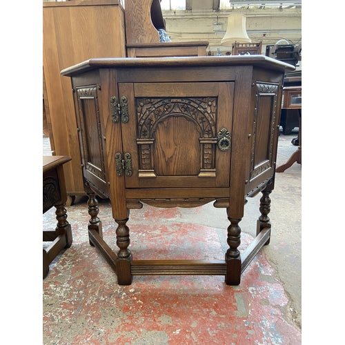 Vinatage Oak Wood Bros 'Old Charm' side cabinet