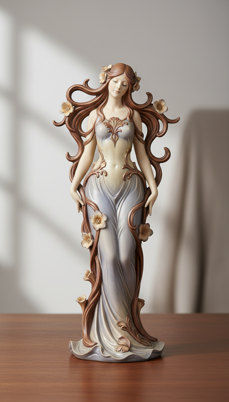 Art Nouveau Porcelain Figurine