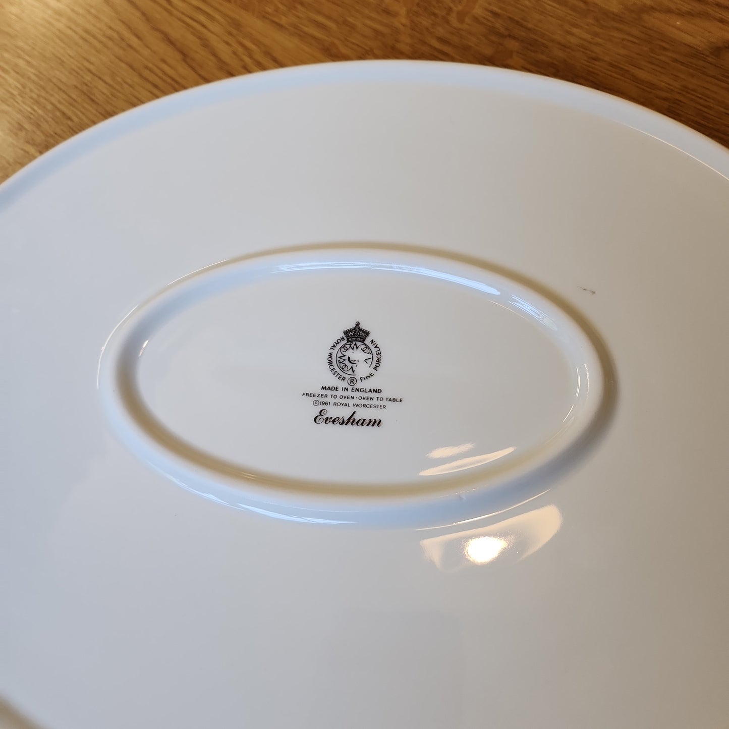 Worcester fine porcelain big platter