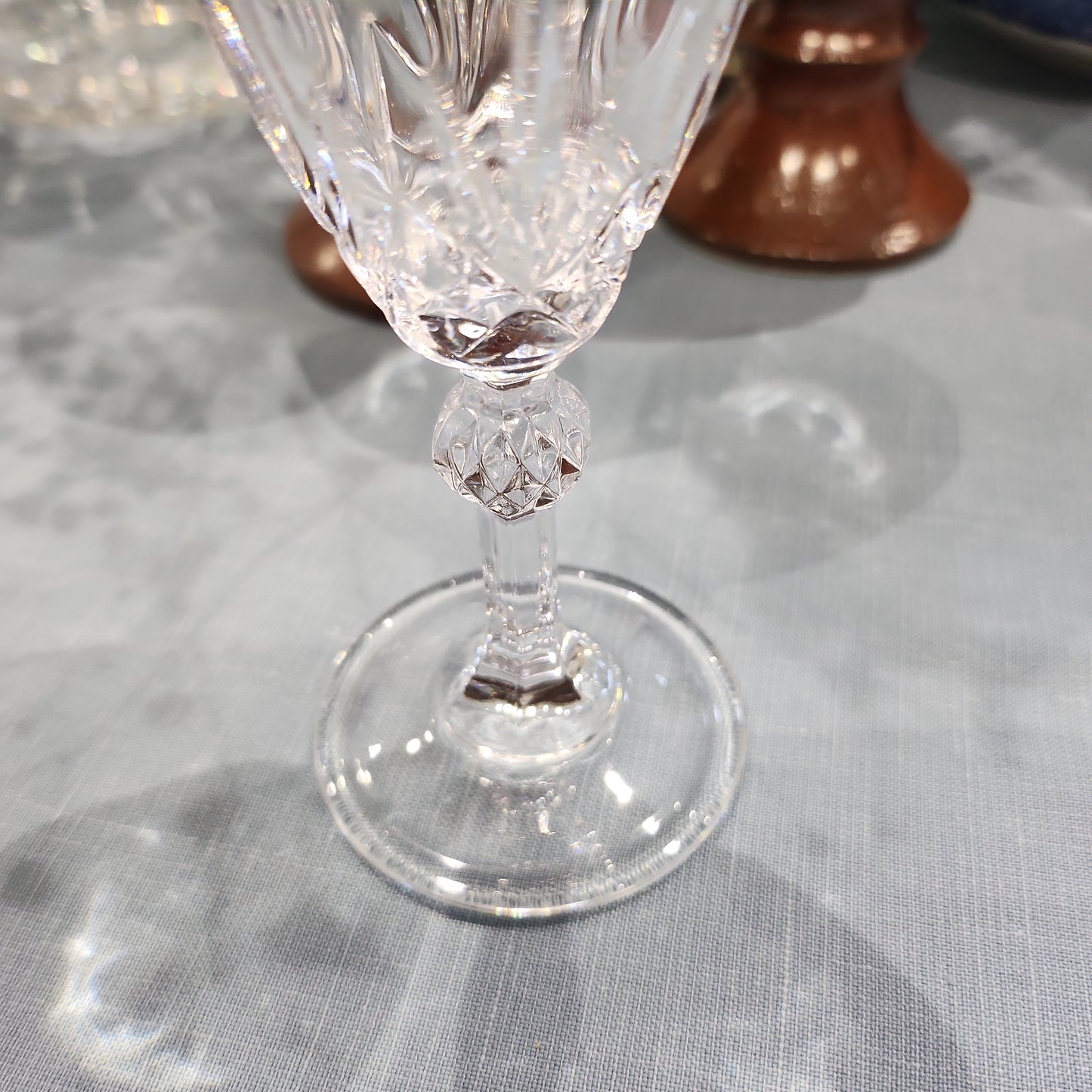 High quality crystal port wine glass 12 cm