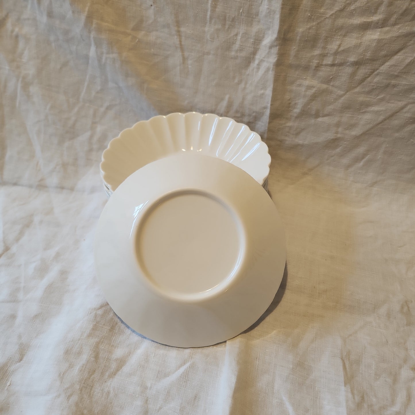 High quality small white bowl set of 8