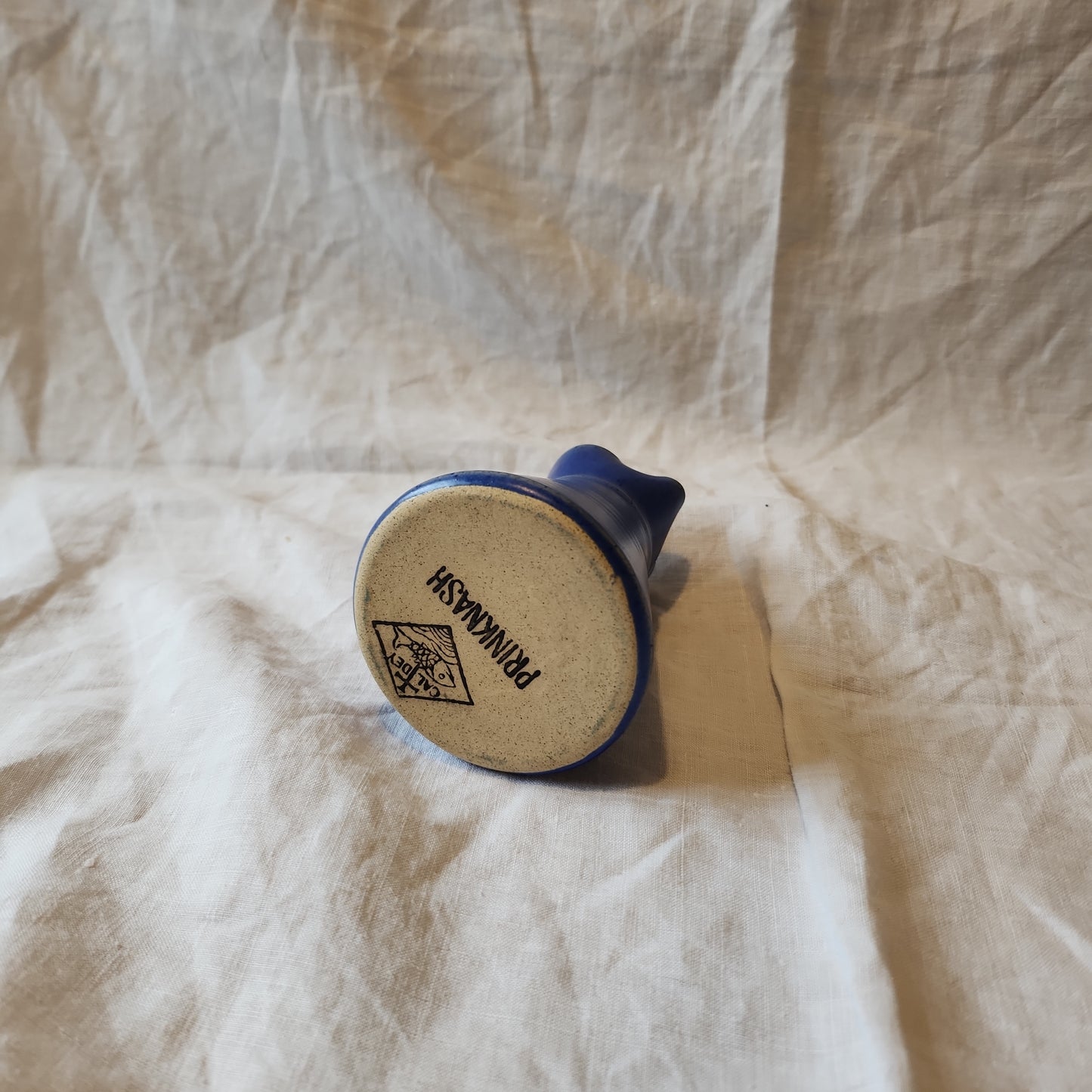 PrinkNash studio pottery blue jug