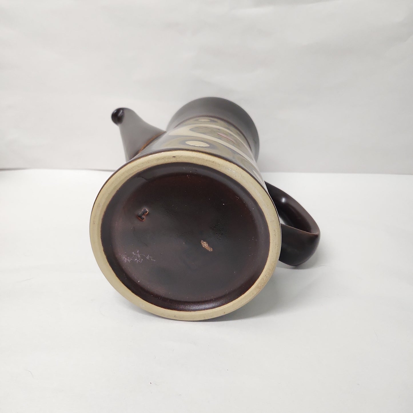 Mid-century rare Denby Arabesque Stoneware Coffee pot