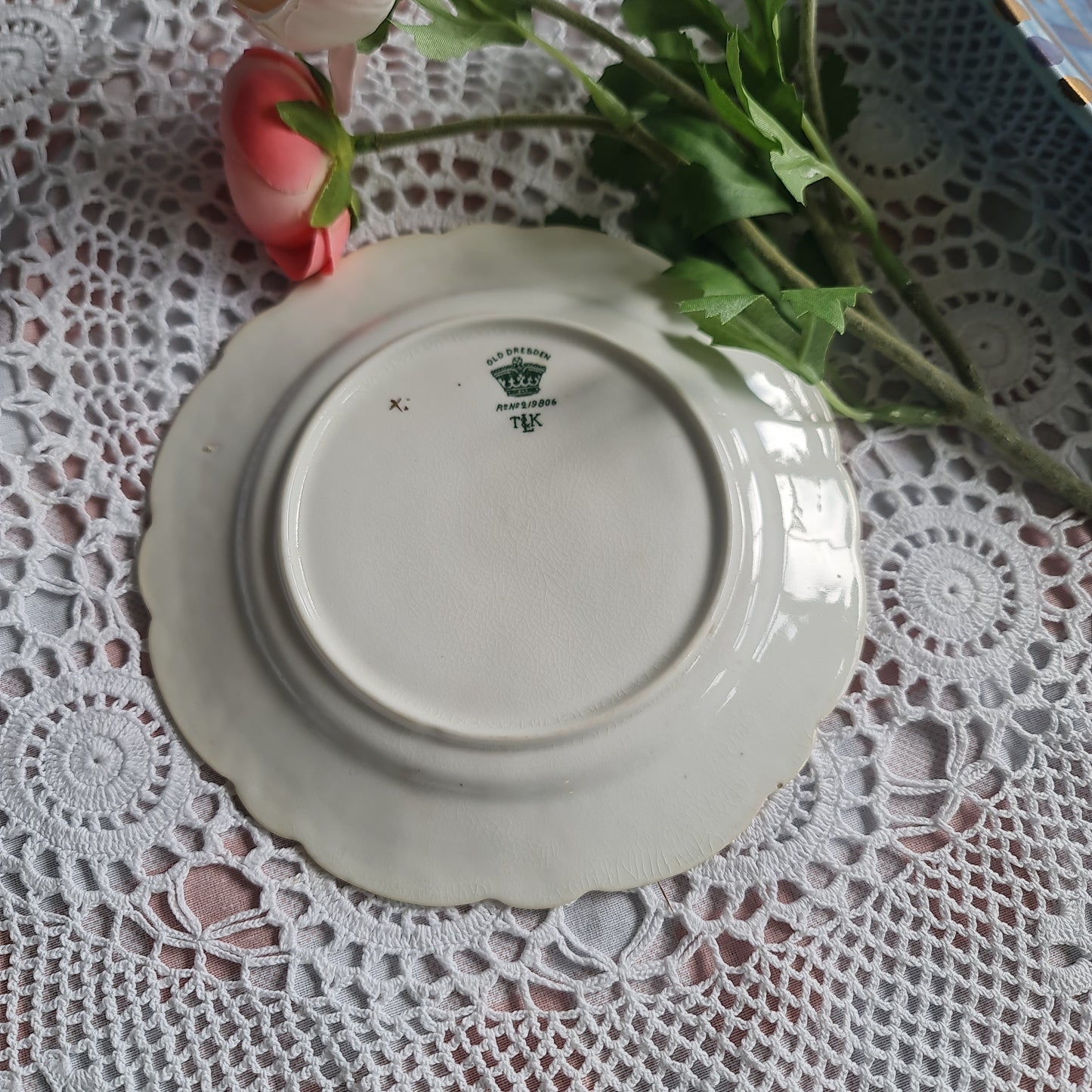 Old Dresden Germany Bavaria desert plate