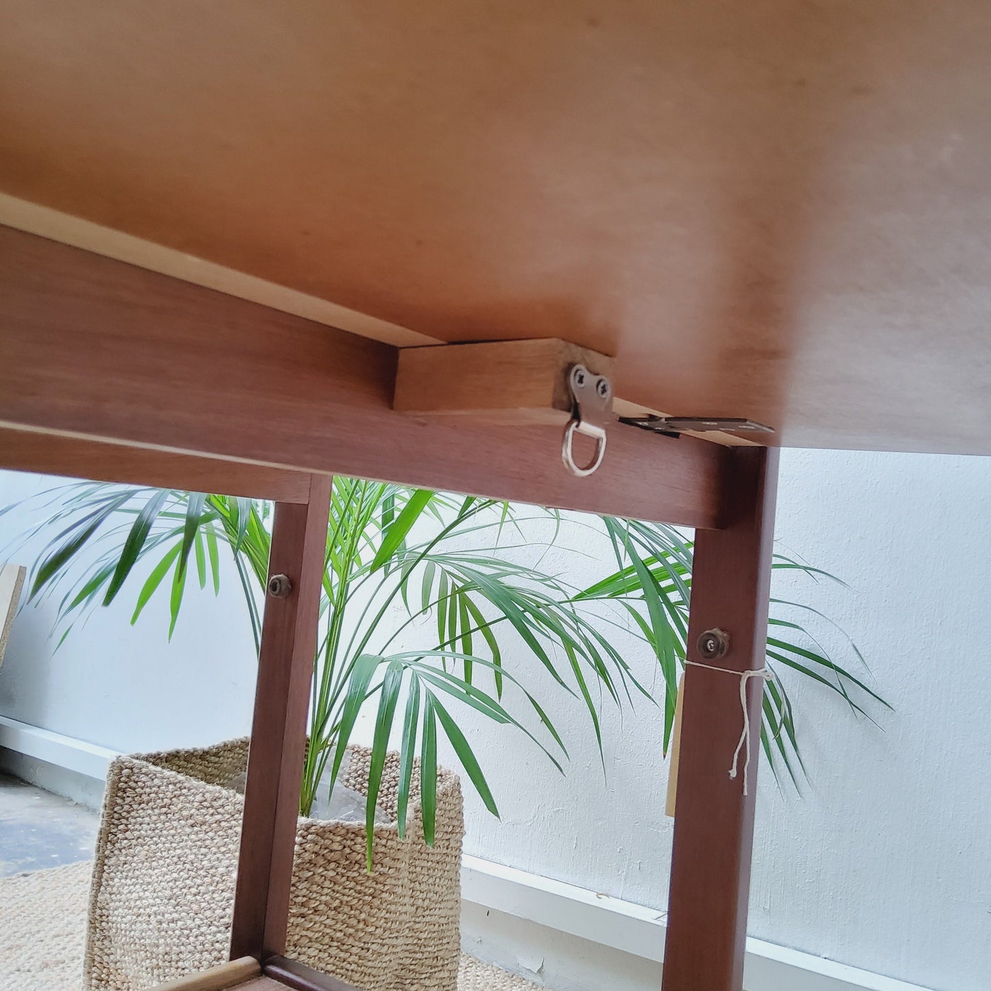 Mid-Century Folding Drinks Trolley in Teak, 1960s