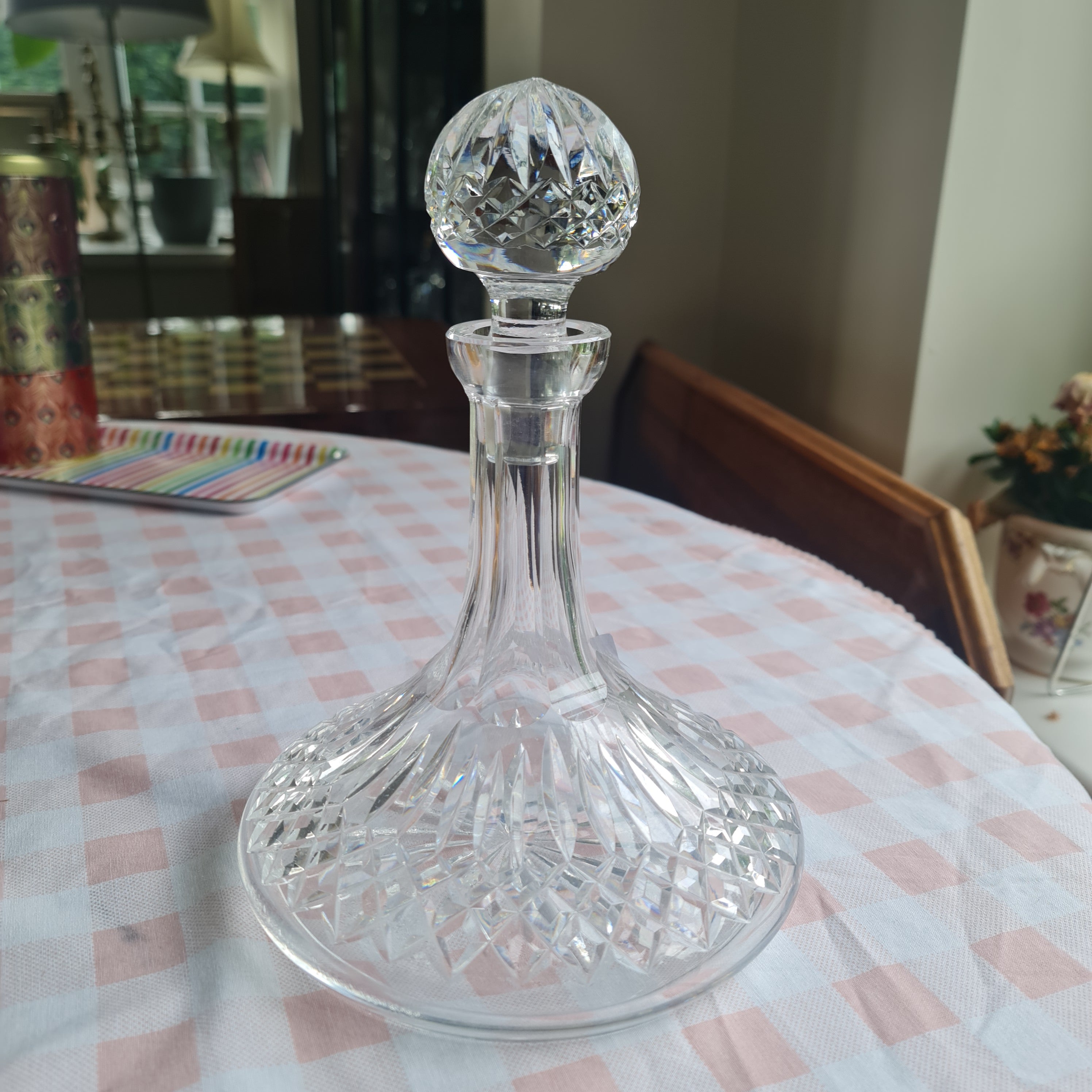 Stuart Crystal Ship's Decanter With Two Ring Neck deals