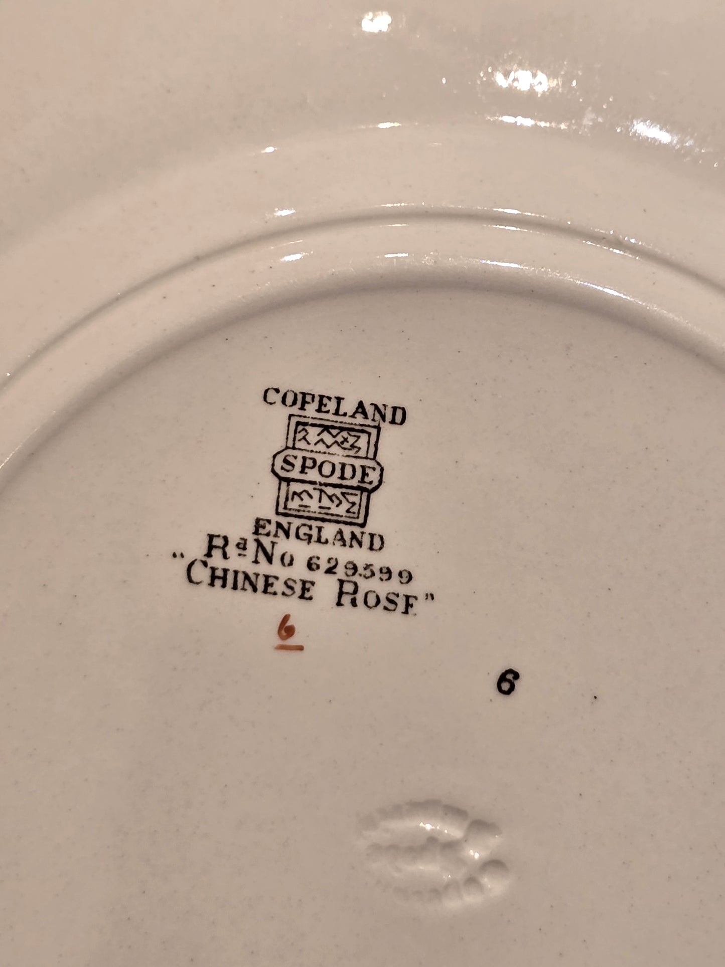 Copeland Spode Chinese Rose Cake plate