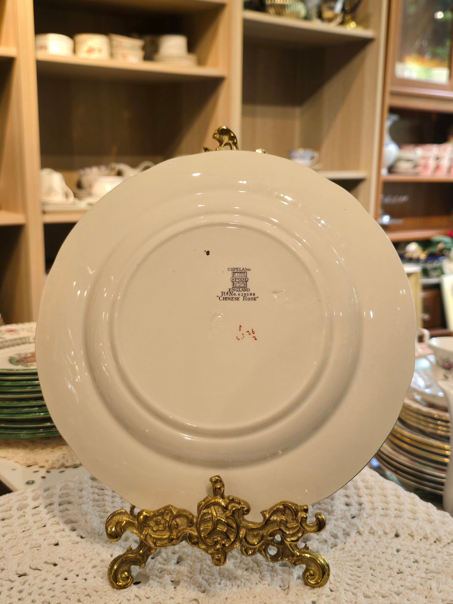 Copeland Spode Chinese Rose Luncheon Plate