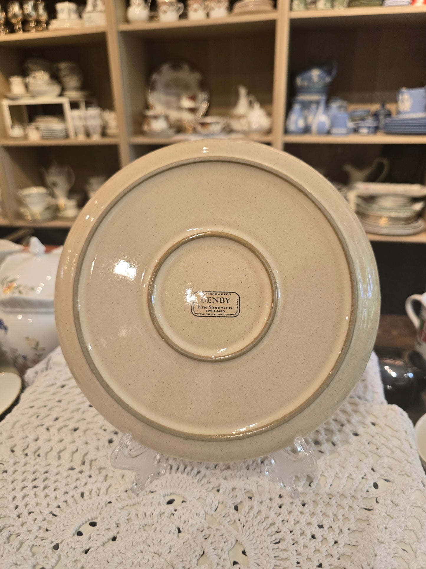 Denby Stoneware Floral Luncheon Plates