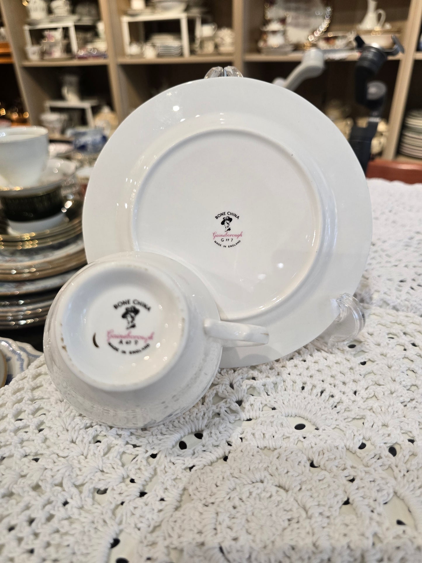 Gains Borough teaset and Cake plate