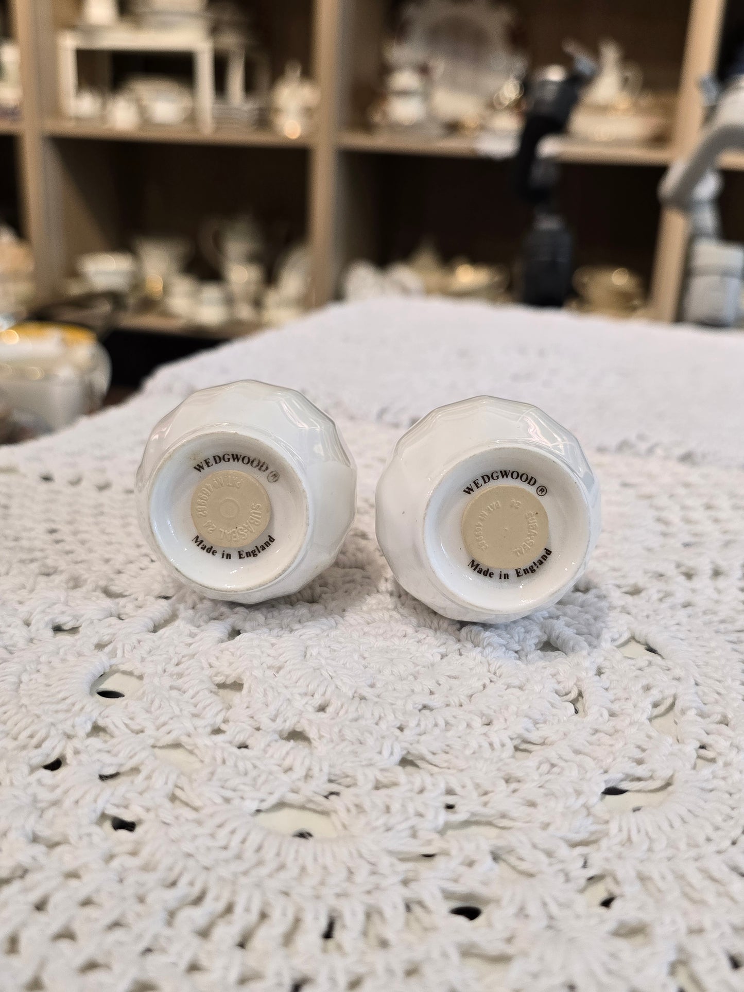 Wedgwood Bone China salt and pepper shaker