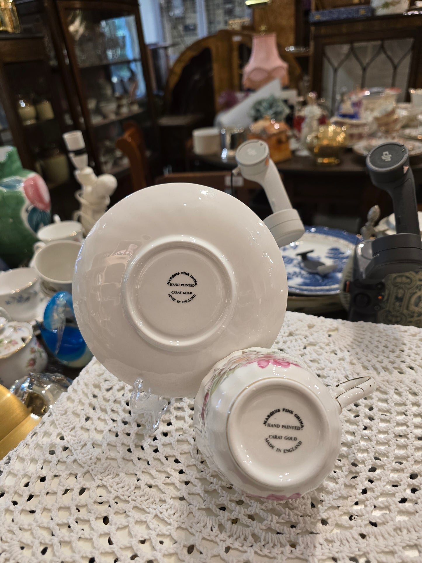 Marquis Fine China hand painted Carat Gold