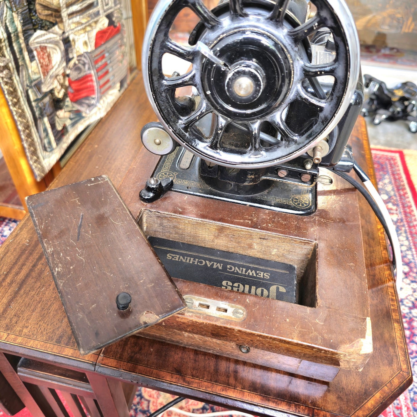 Vintage Jones Sewing Machine