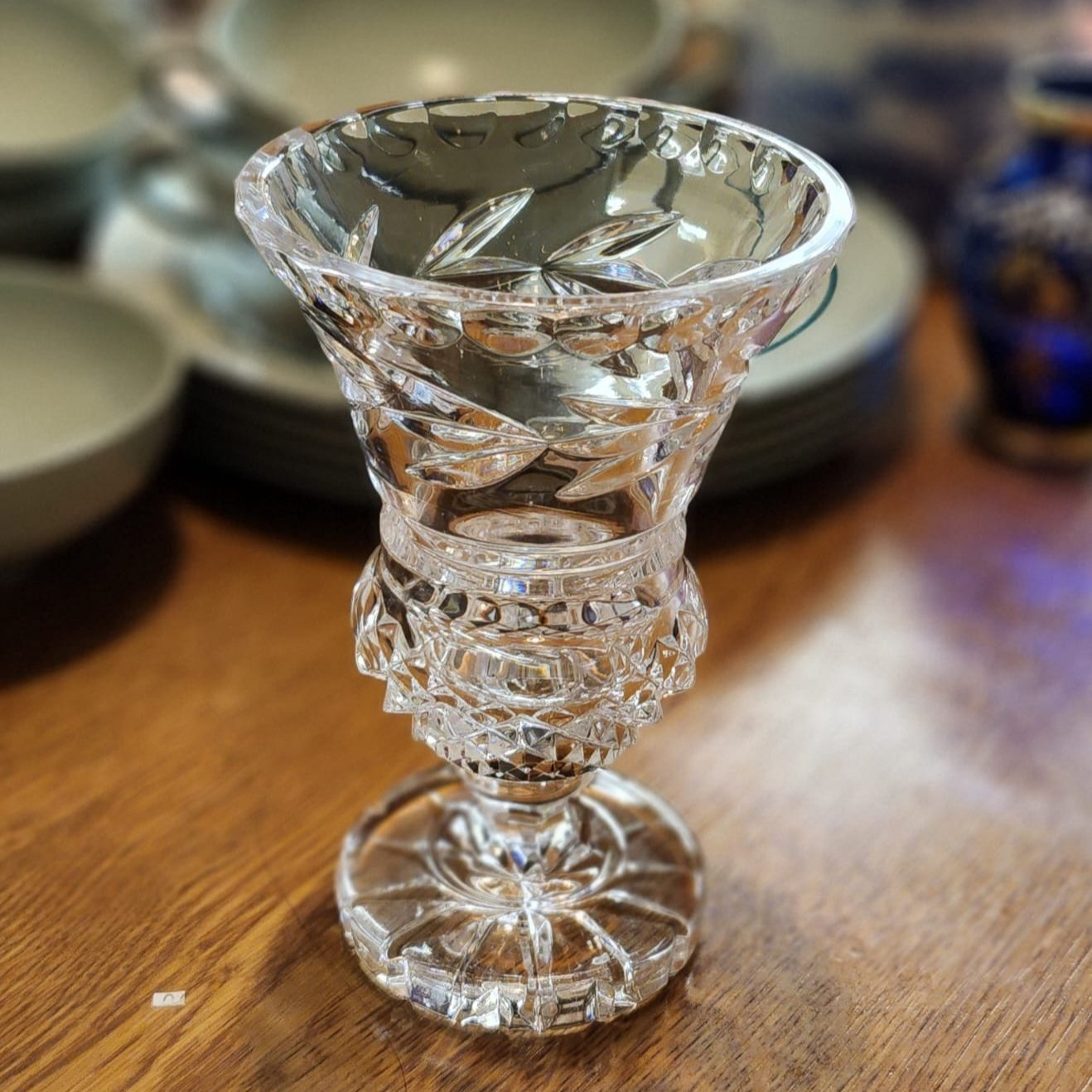 Waterford crystal vase L 11cm x H 16 cm