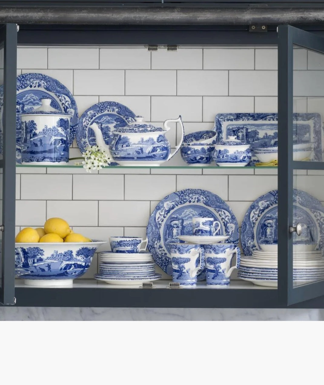 Spode Blue Italian pasta big dinner plate 27cm - brand new