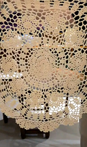 50 cm hand crochet doily 