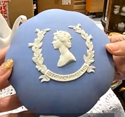 Wedgwood Jasperware Trinket Box - Light Blue