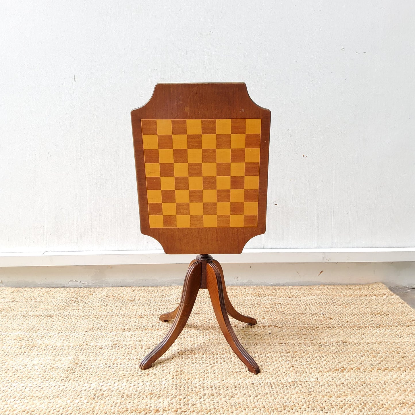 19th Century Inlaid Mahogany Tilt-Top Table