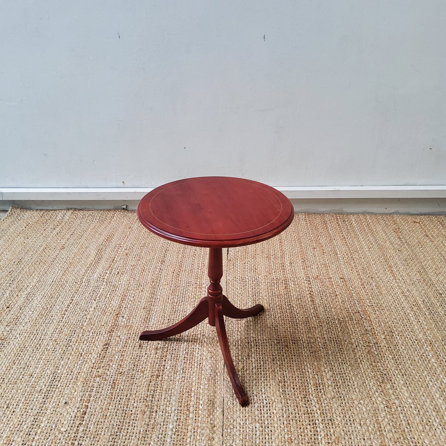 Mahogany Vintage side table with Inliad top