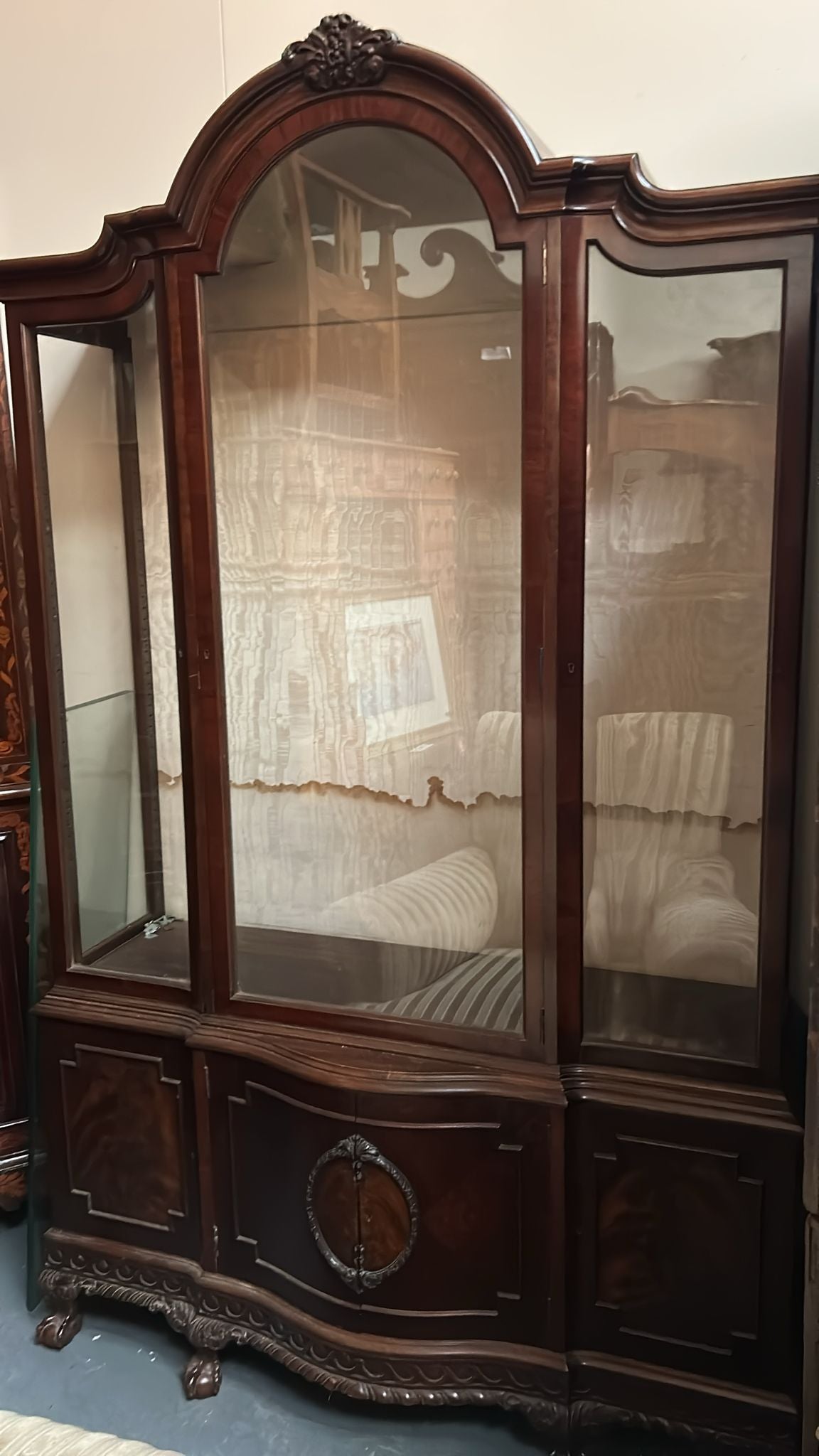 Edwardian French Empire style Display Cabinet
