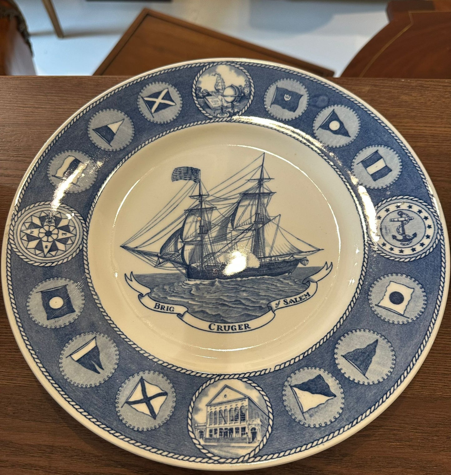 Wedgwood Brig Cruger of Salem Decorative Plate