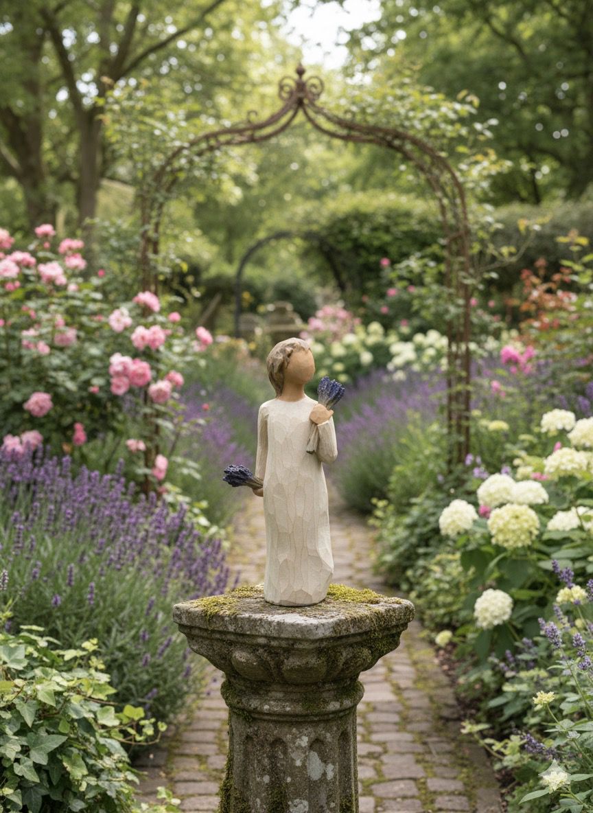 willow tree figurines lavender grace Willow Tree Lavender Grace figurine – The British Antiques Company
