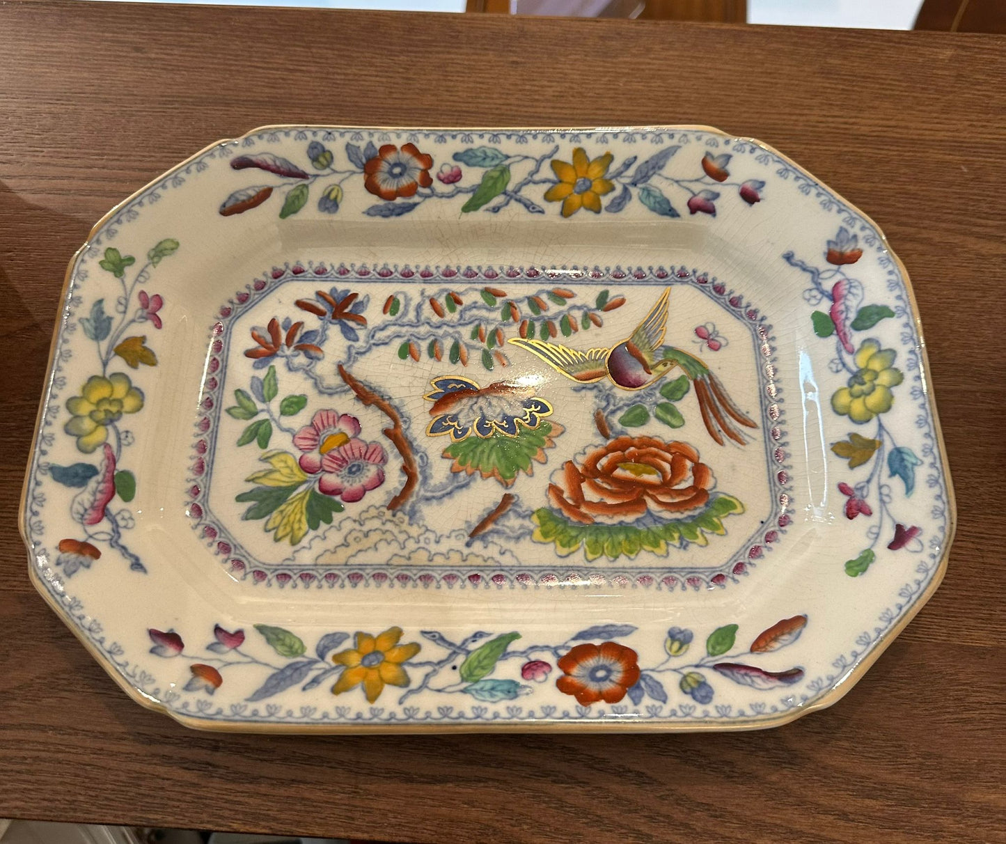 Antique Mason's Ironstone Chinoiserie Syle Pattern