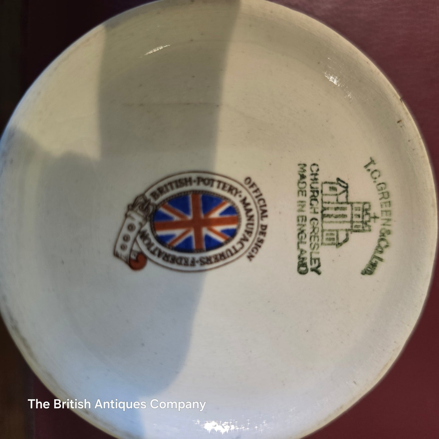 H.M Queen Elizabeth II Coronation June 2nd 1953 (British Pottery, T.C Green Co. LTD Church Gresley)