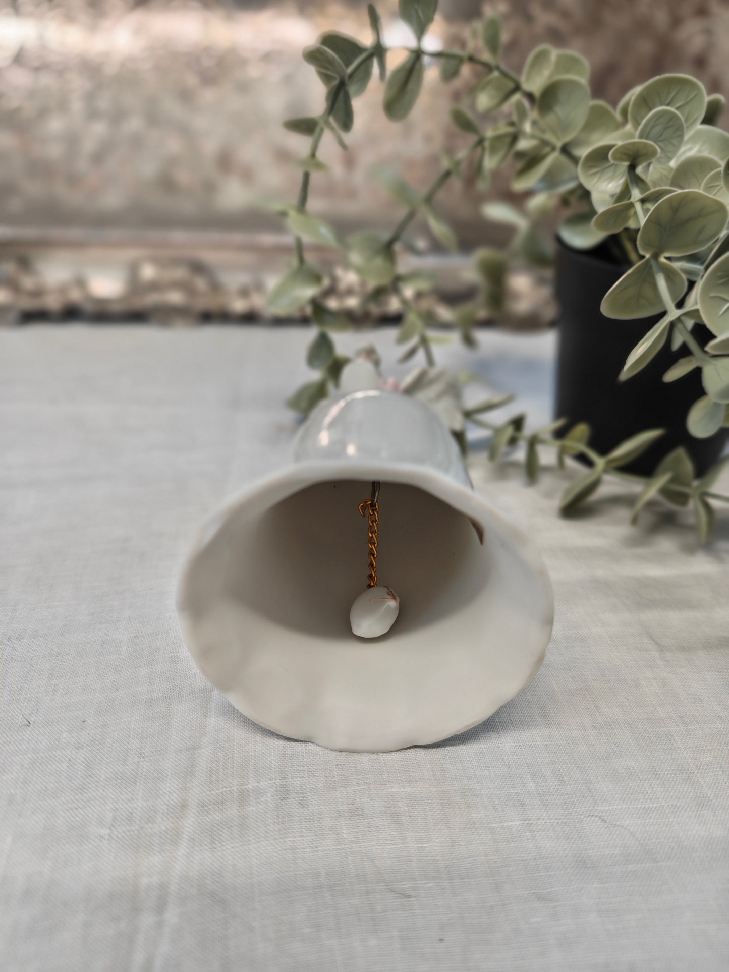 Germany porcelain handbell - swan