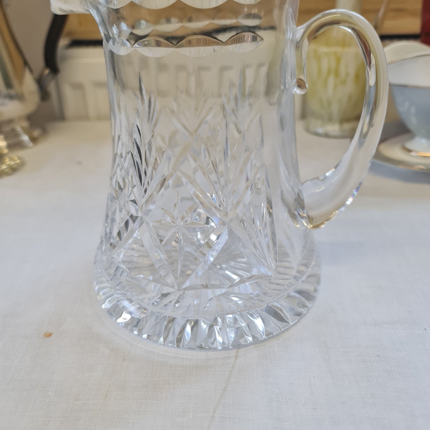 Gorgeous Vintage crystal big jug