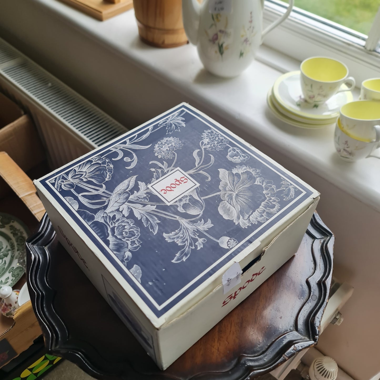 Rare big Spode Blue and white tea set - BNIB