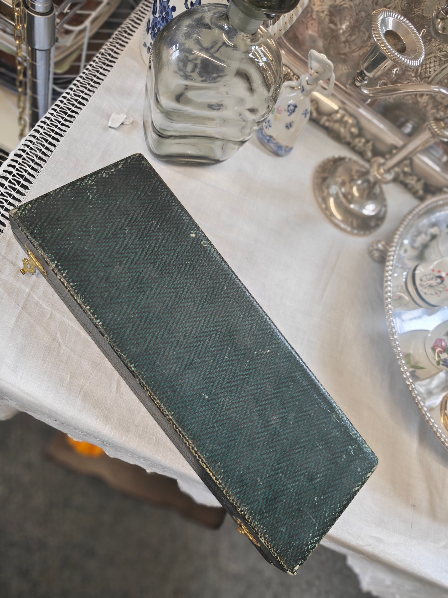 High Quality 19th century stainless steel horn handle FRENCH craving set