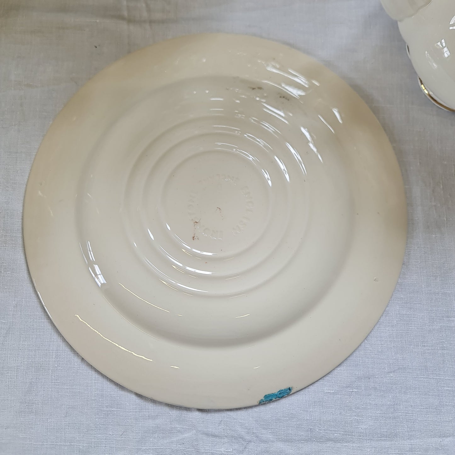 English Ironstone Pottery spring plate