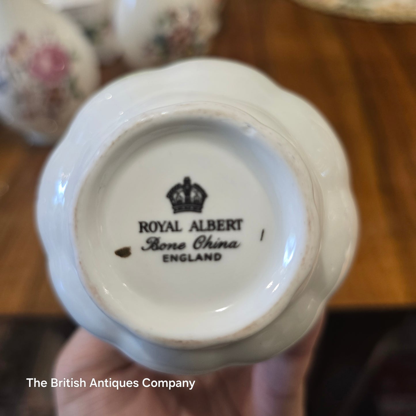 Royal Albert narrow neck Vase with flora print