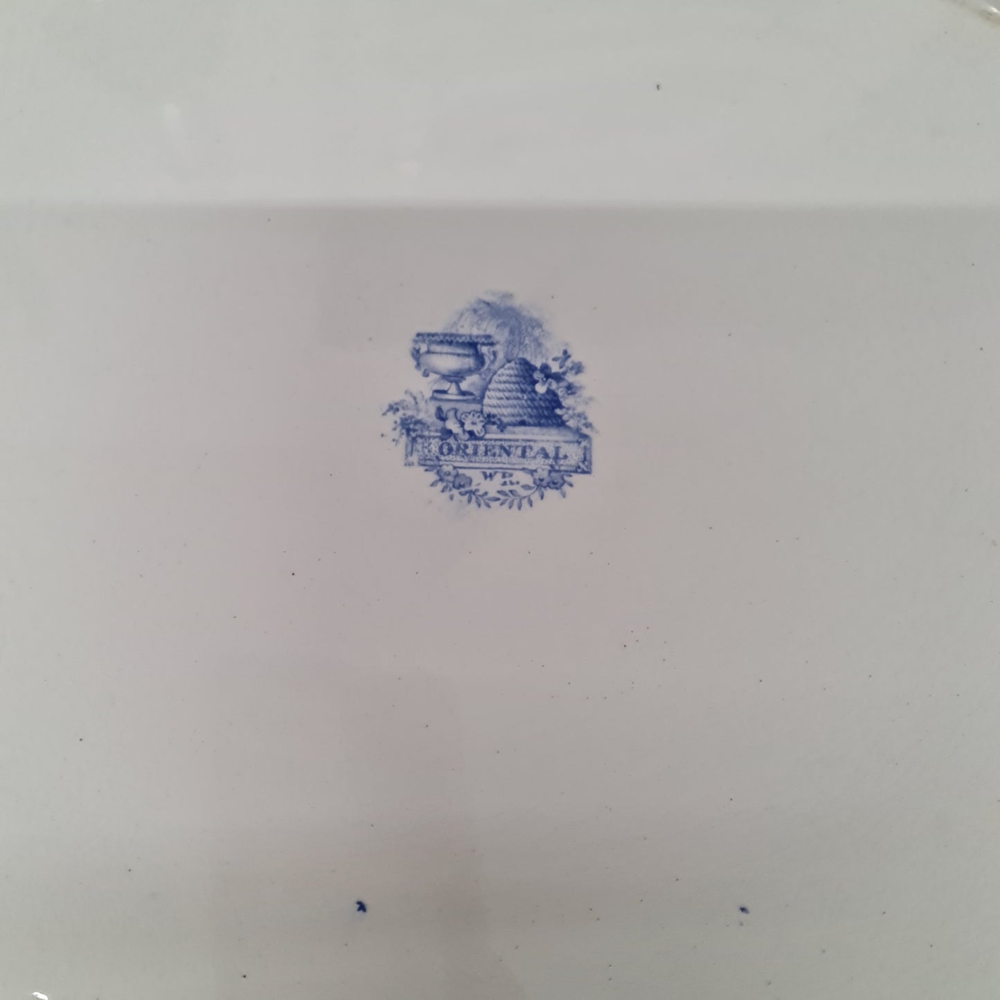 Antique big platter by William Ridgway Bell Works