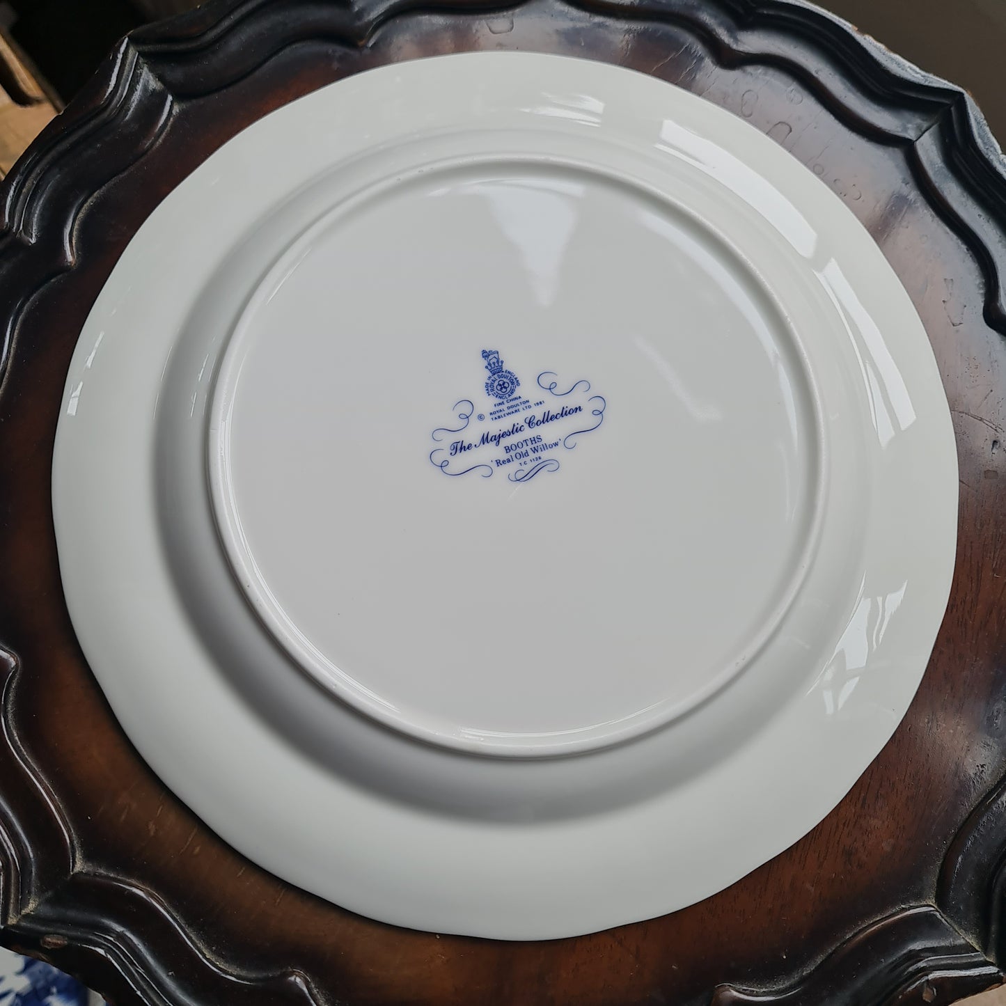 Big Royal Doulton old willow dinner plate -27cm