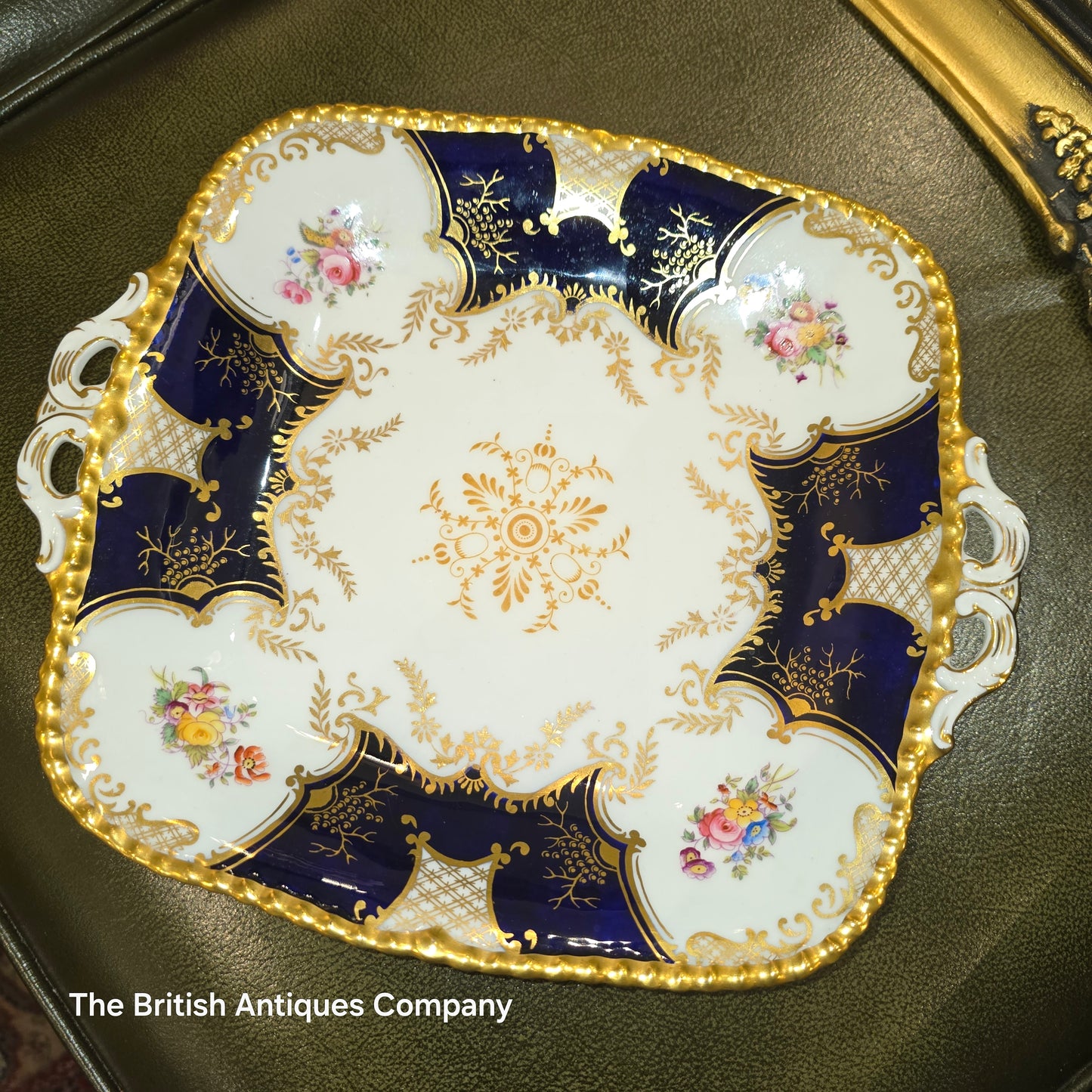 Antique Coalport Batwing Plate 1901-1910