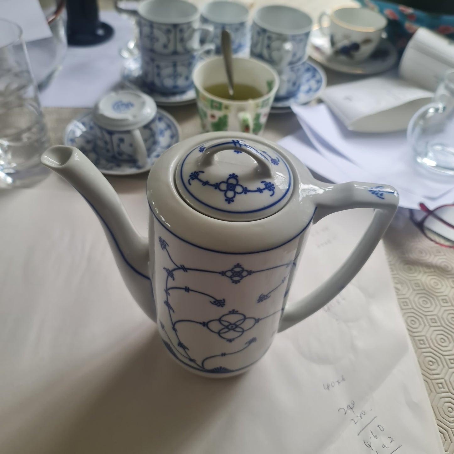 Germany Jasger Esienberg blue Copenhagen design coffee pot