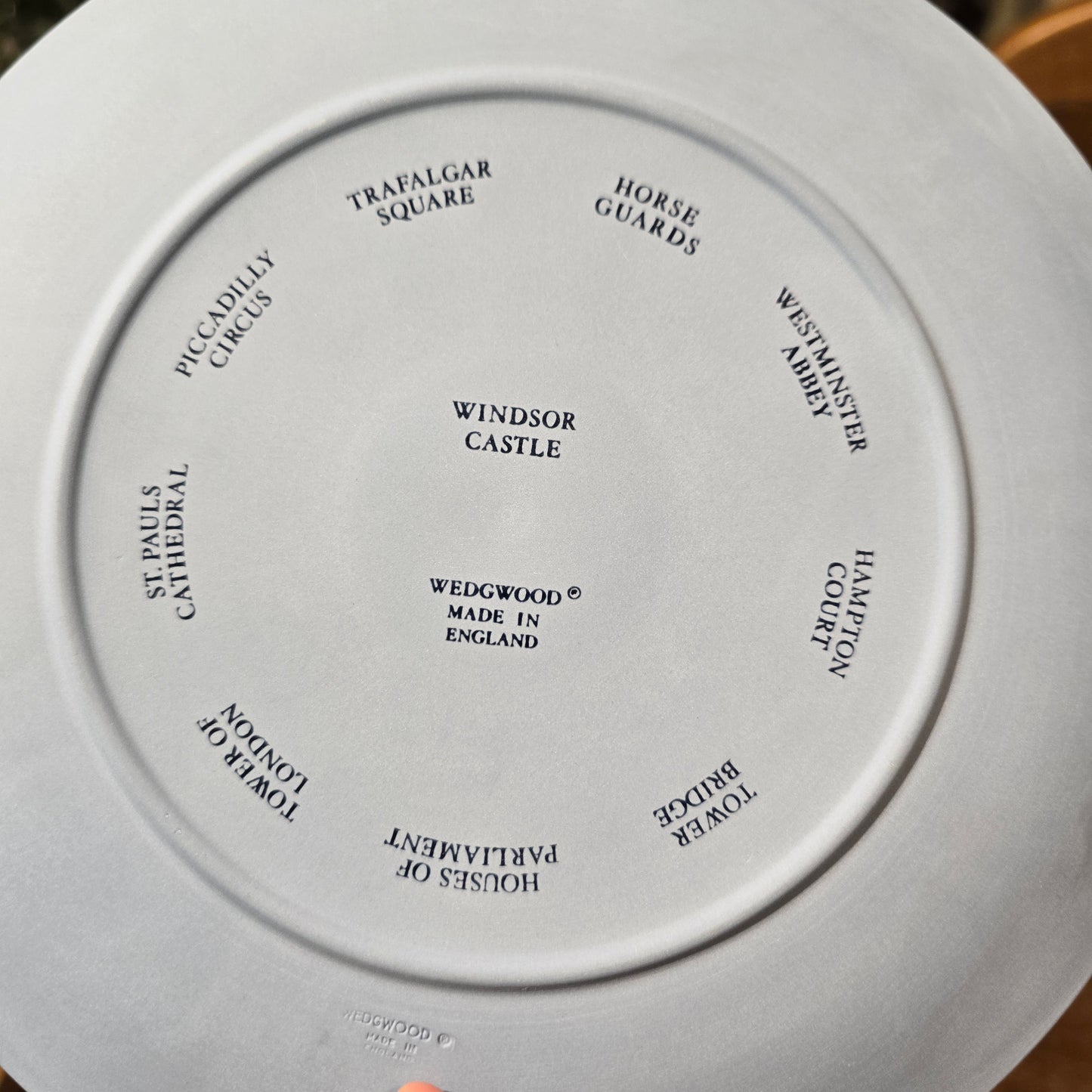 Wedgwood Jasperware decorative Plate (Windsor Castle)