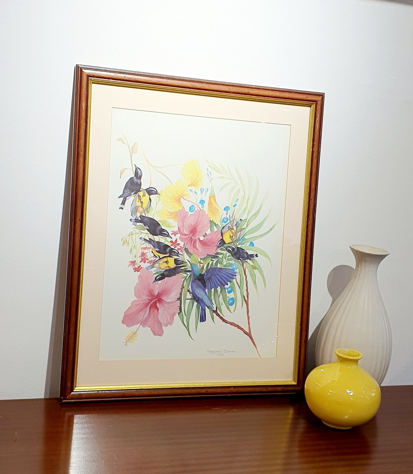 Original Water colour painting by Marorie Zaman