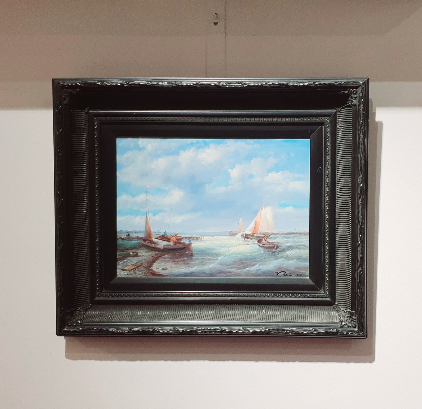 Vintage Dutch Oil Painting signed