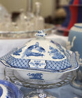 Yuan - Old Backstamp Vegetable Tureen with Lid by Wood & Sons