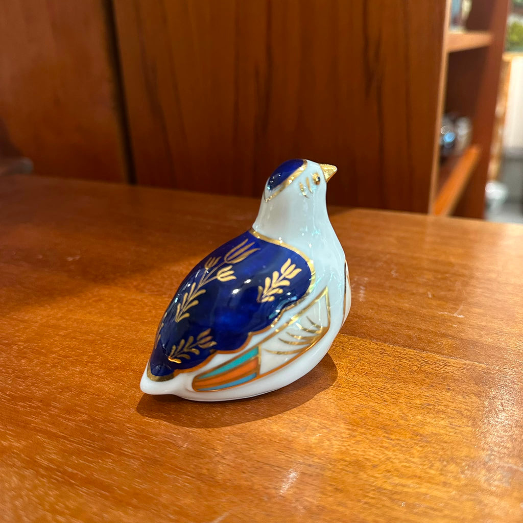 Bellwood Artistic Studio Linchmere Imari Style Porcelain Bird Figurine