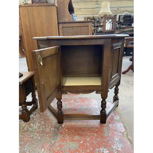 Vinatage Oak Wood Bros 'Old Charm' side cabinet