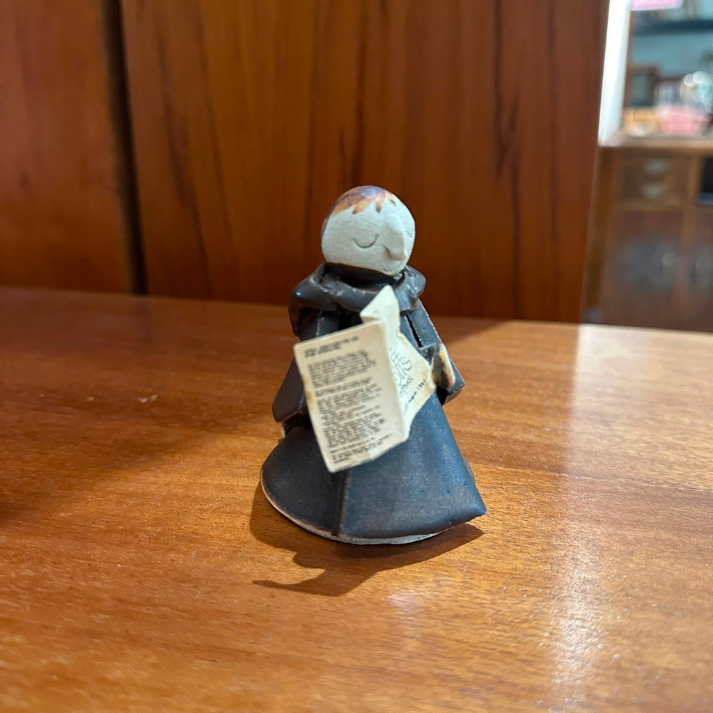 Three Choirs Festival Gloucester Monk Ceramic Figurine | Vintage British Commemorative