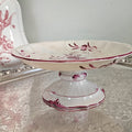 Antique French faience tazza  by the renowned Keller & Guérin (K&G)