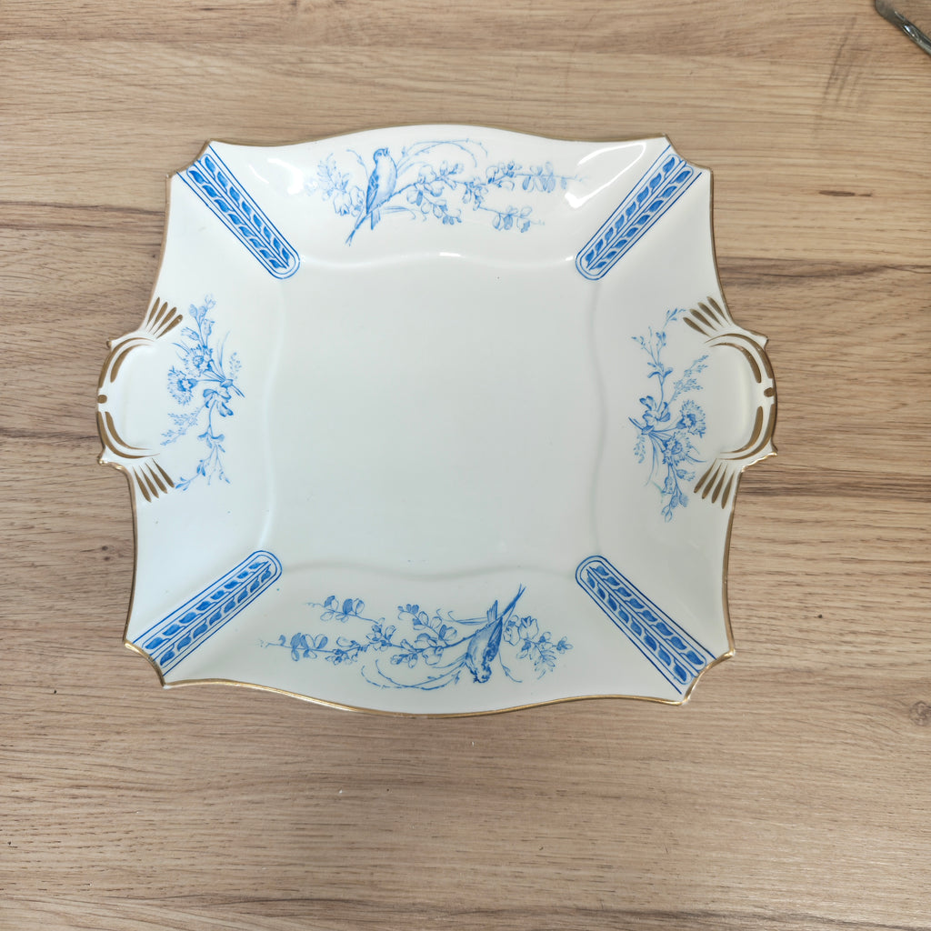 Antique Wedgwood serving plate in the coveted Bluebird Pattern (Y2715)