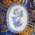 Big Cauldon earlier century blue willow platter