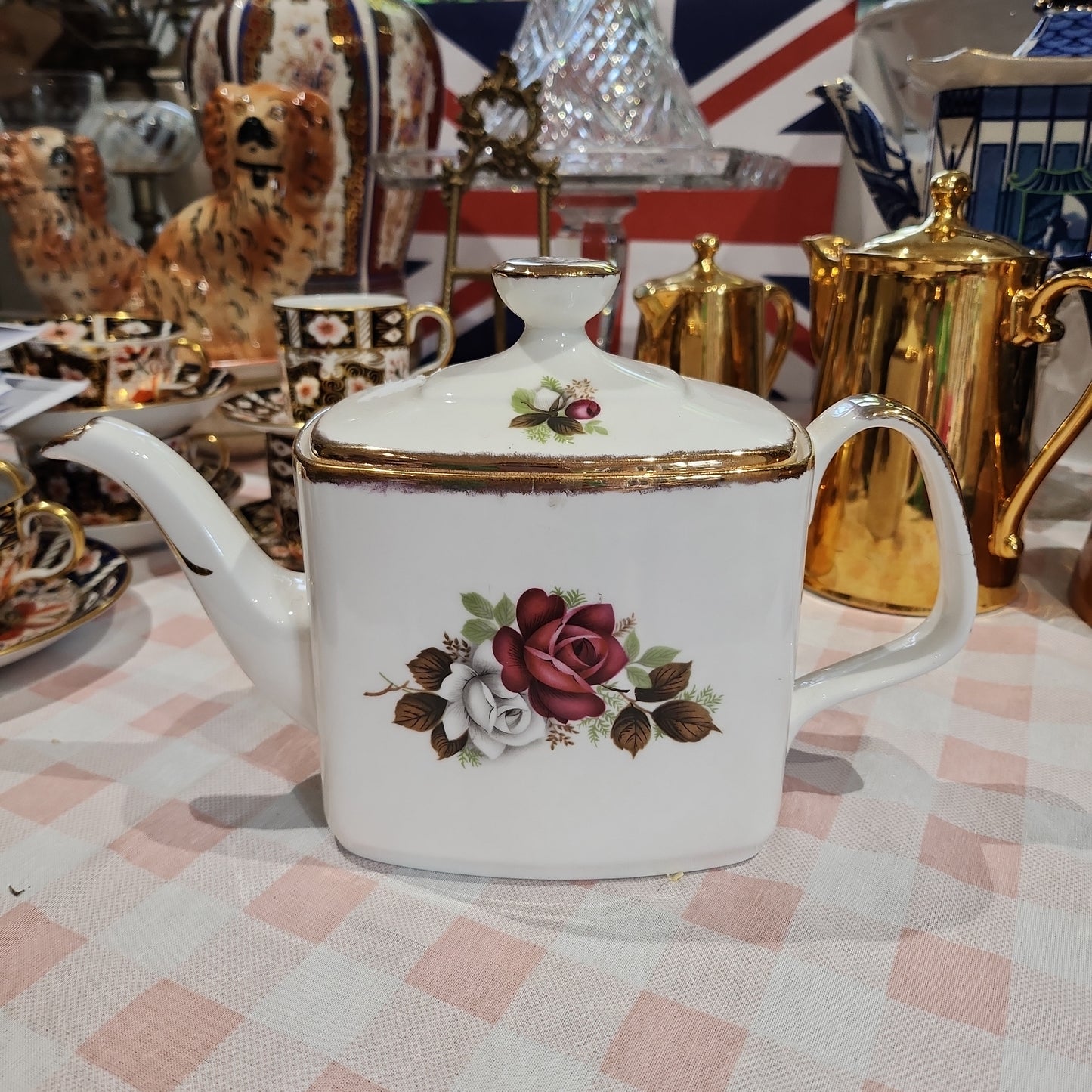 Fine bone china teapot made in England