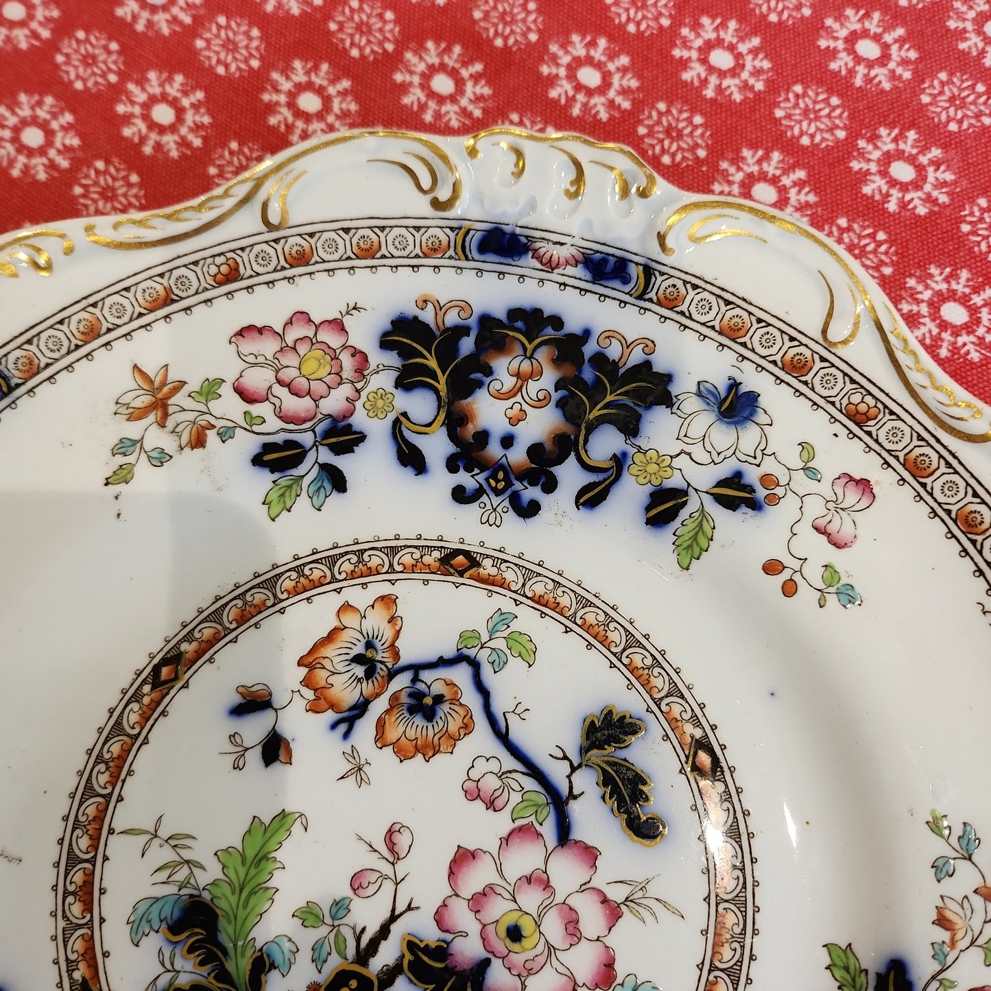Rare 19th century  Davenport Shitas plate